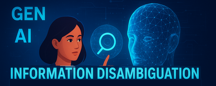Generative AI and Information Disambiguation A Critical Need in Todays Digital Era